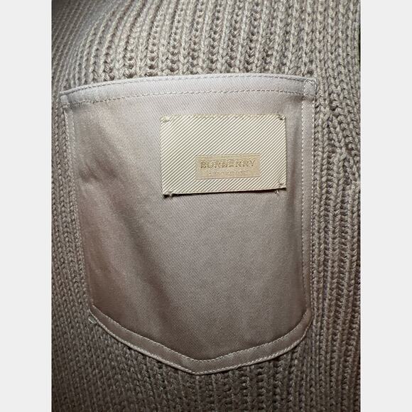 Burberry AUTHENTICATED Cashmere and Cotton Sleeveless Knit Dress Size Small- - Picture 3 of 15